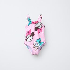 Zara - Minnie Mouse & Daisy Disney Swimsuit - 4 Years